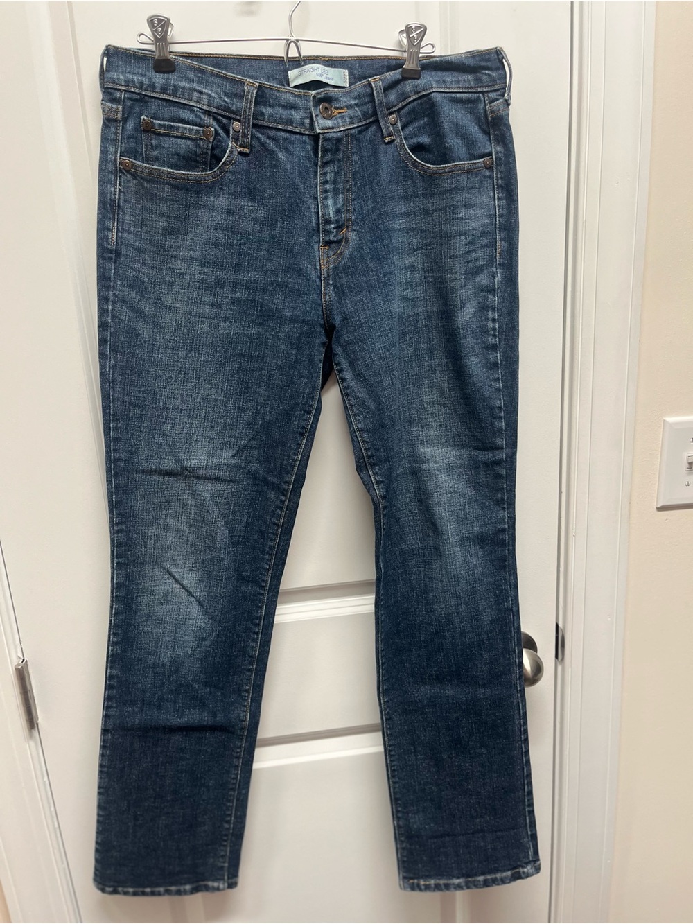 Levi’s 505 Straight Leg Jeans Dark Wash Size 10M